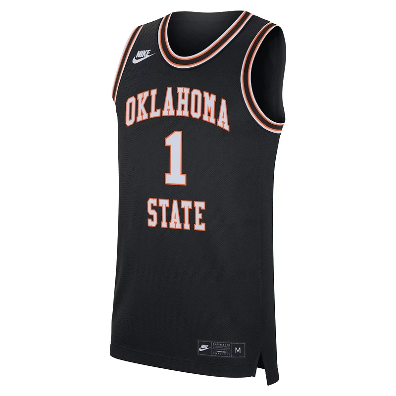 Nike 1 Oklahoma State Cowboys Retro Replica Basketball Jersey
