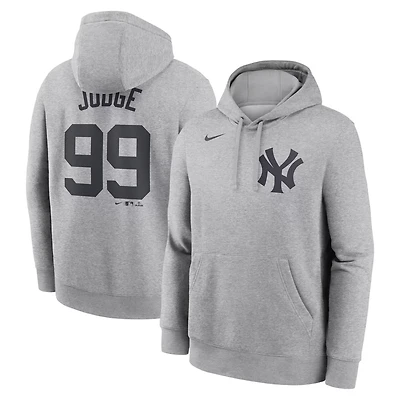 Nike Aaron Judge New York Yankees Player Name  Number Club Fleece Pullover Hoodie
