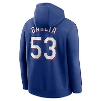 Nike Adolis Garcia Texas Rangers Player Name  Number Club Pullover Hoodie