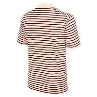 Nike Alabama Crimson Tide Solid Foundation Striped Performance Polo