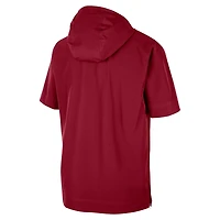 Nike Alabama Tide Coaches Half-Zip Short Sleeve Jacket