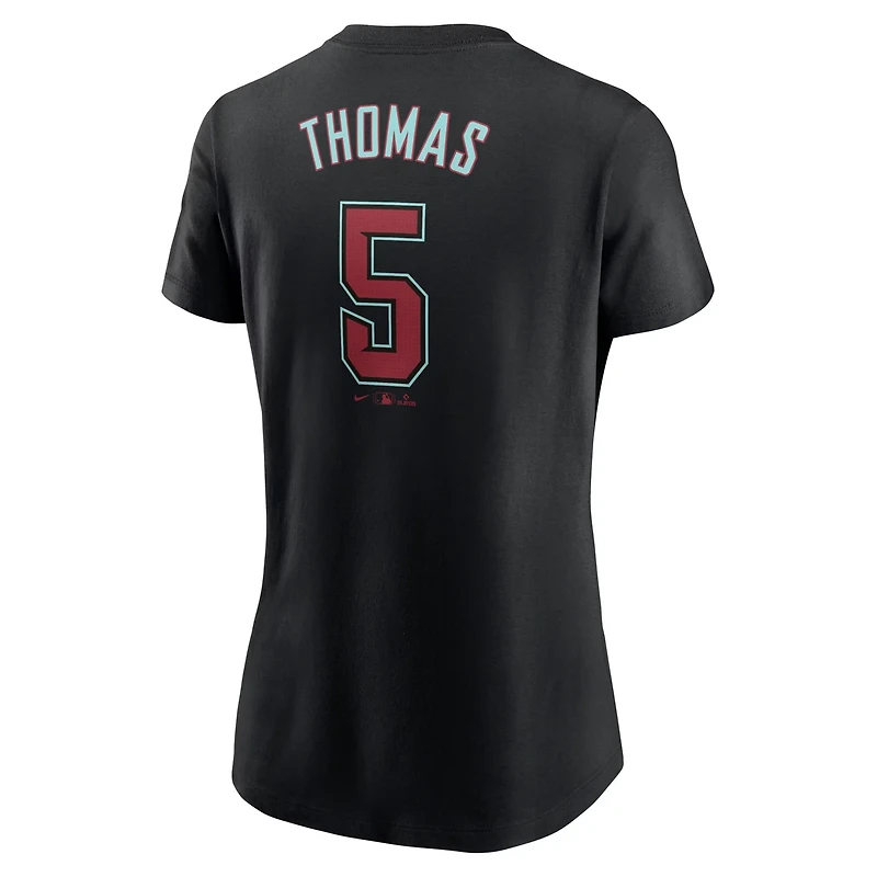 Nike Alek Thomas Arizona Diamondbacks 2024 Fuse Name  Number T-Shirt