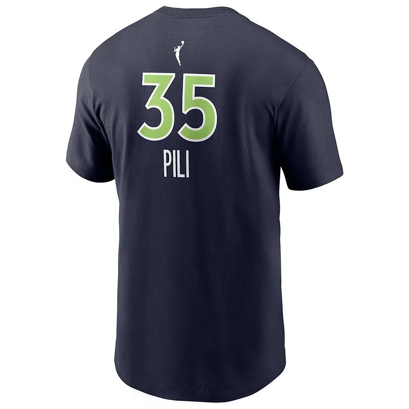 Nike Alissa Pili Minnesota Lynx Explorer Edition Name  Number T-Shirt
