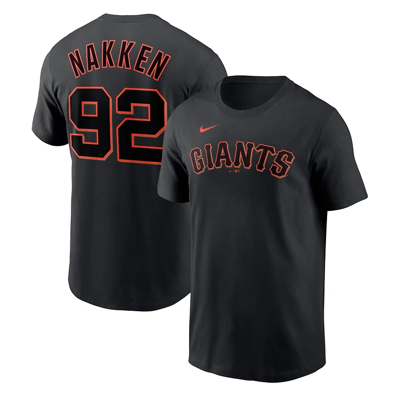 Nike Alyssa Nakken San Francisco Giants Name  Number T-Shirt