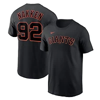 Nike Alyssa Nakken San Francisco Giants Name  Number T-Shirt
