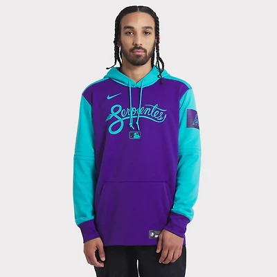 Nike Arizona Diamondbacks 2025 City Connect Authentic Collection Therma Pullover Hoodie