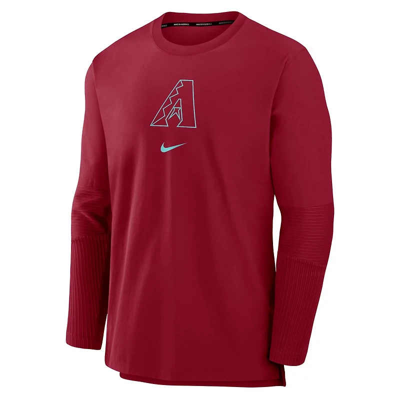 Nike Arizona Diamondbacks Authentic Collection Lightweight Player Performance Long Sleeve Top