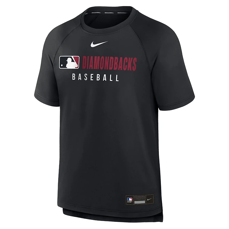Nike Arizona Diamondbacks Authentic Collection Pregame Raglan Performance T-Shirt