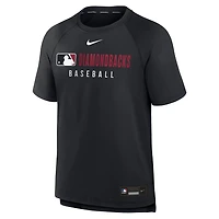 Nike Arizona Diamondbacks Authentic Collection Pregame Raglan Performance T-Shirt