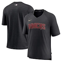 Nike Arizona Diamondbacks Authentic Collection Pregame Raglan Performance V-Neck T-Shirt