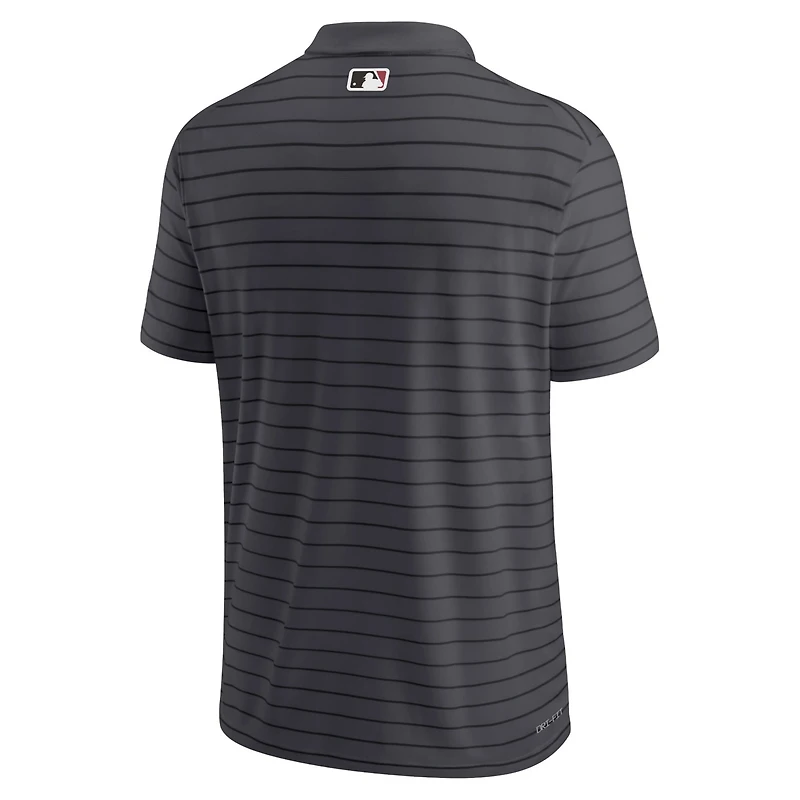 Nike Arizona Diamondbacks Authentic Collection Striped Performance Pique Polo