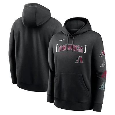 Nike Arizona Diamondbacks Club Stack Pullover Hoodie