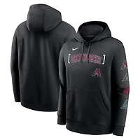 Nike Arizona Diamondbacks Club Stack Pullover Hoodie