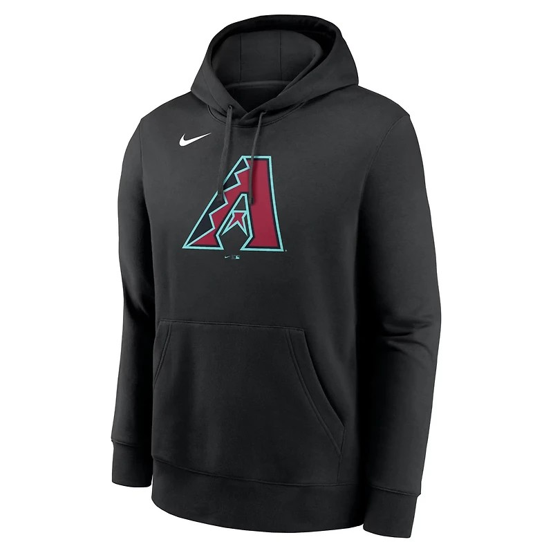 Nike Arizona Diamondbacks Logo Club Fleece Pullover Hoodie