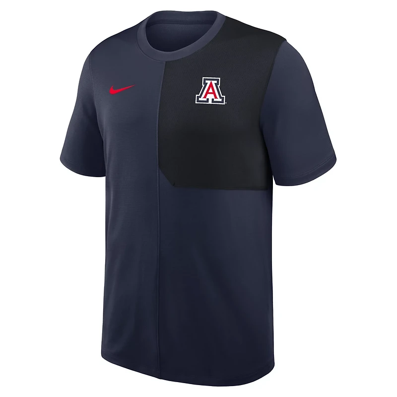 Nike Arizona Wildcats 2025 Sideline UV Performance Coach T-Shirt