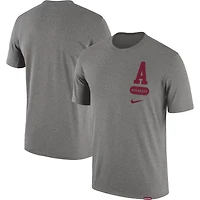 Nike Arkansas Razorbacks Campus Letterman Tri-Blend T-Shirt