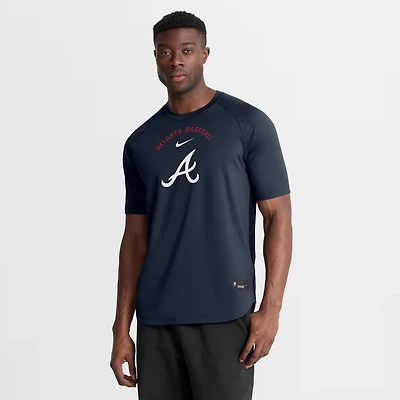 Nike Atlanta Braves Authentic Collection Batting Practice Pre-Game Raglan Dri-FIT Top