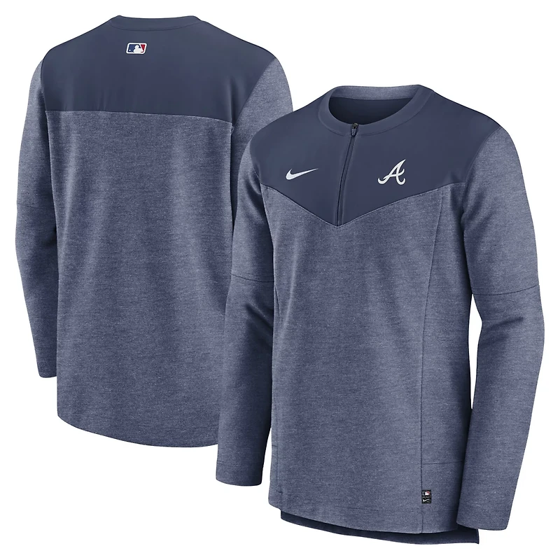 Nike Atlanta Braves Authentic Collection Game Time Performance Half-Zip Top