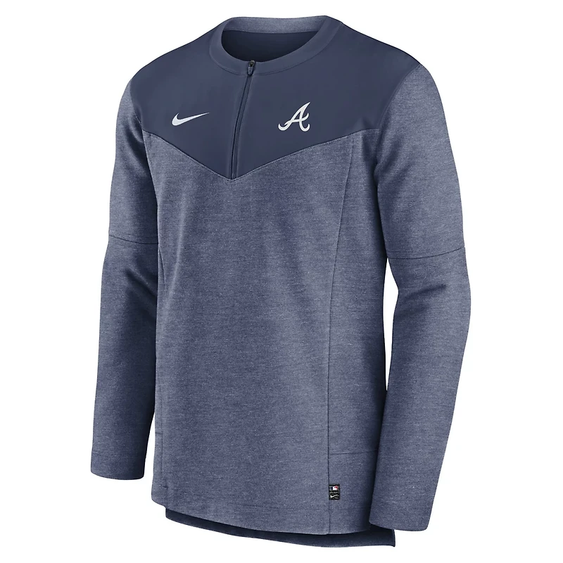 Nike Atlanta Braves Authentic Collection Game Time Performance Half-Zip Top