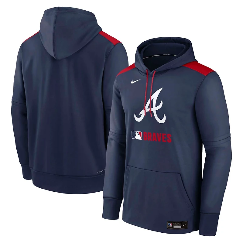 Nike Atlanta Braves Authentic Collection Performance Pullover Hoodie