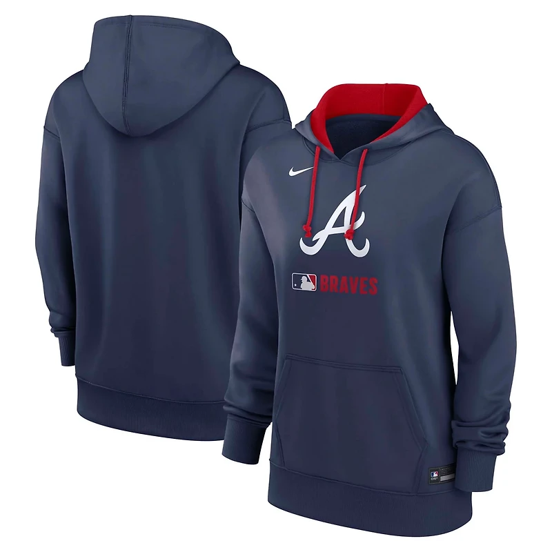 Nike Atlanta Braves Authentic Collection Performance Pullover Hoodie