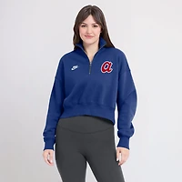 Nike Atlanta Braves Cooperstown Collection Phoenix Fleece Half-Zip Sweatshirt