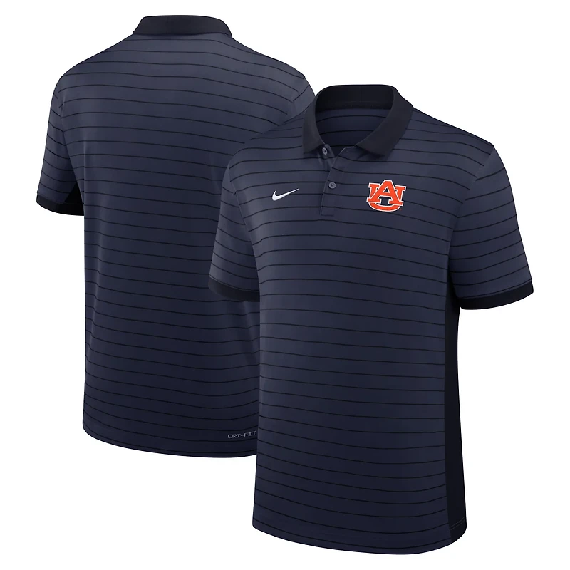 Nike Auburn Tigers 2025 Early Season Coaches Sideline Victory Stripe Dri-FIT Polo