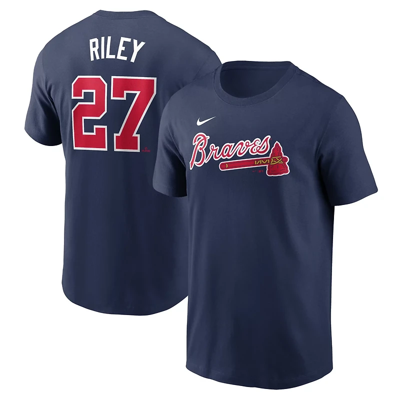 Nike Austin Riley Atlanta Braves Fuse Name Number T-Shirt