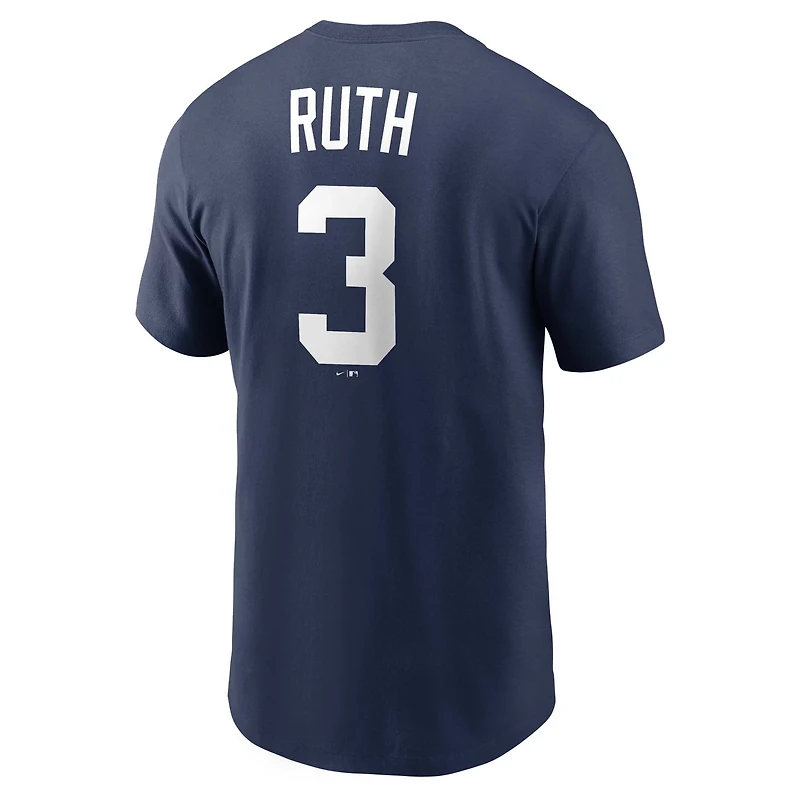 Nike Babe Ruth New York Yankees Cooperstown Collection Name  Number T-Shirt