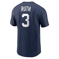 Nike Babe Ruth New York Yankees Cooperstown Collection Name  Number T-Shirt