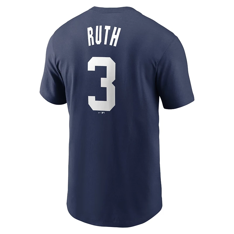 Nike Babe Ruth New York Yankees Fuse Name  Number T-Shirt