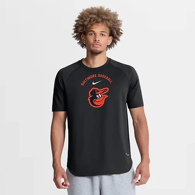 Nike Baltimore Orioles Authentic Collection Batting Practice Pre-Game Raglan Dri-FIT Top
