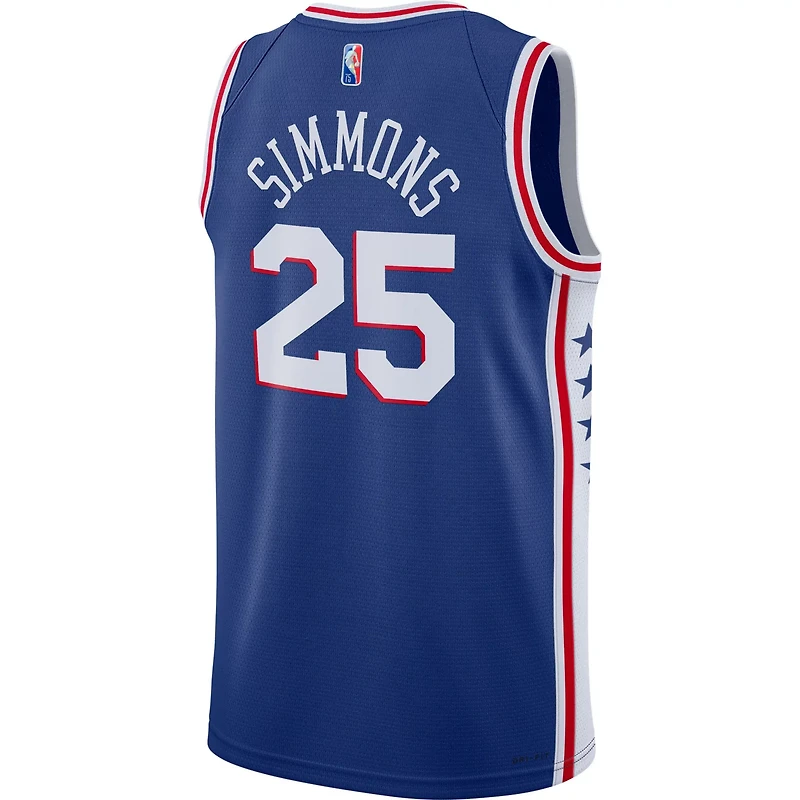 Nike Ben Simmons Philadelphia 76ers 2021/22 Diamond Swingman Jersey - Icon Edition