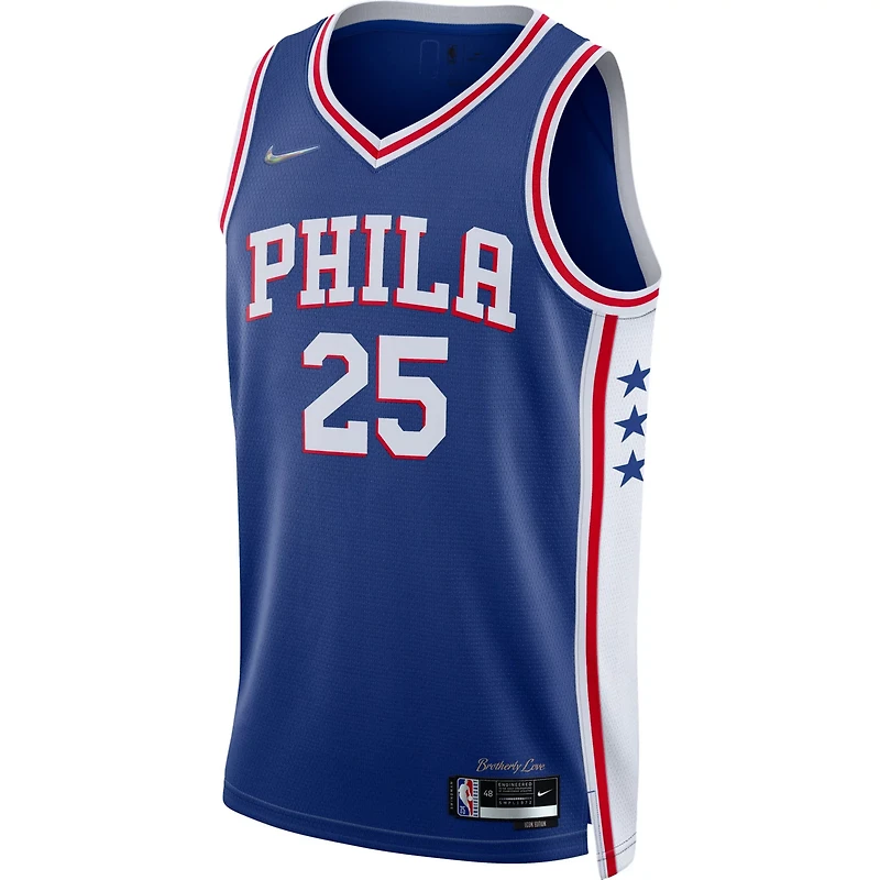 Nike Ben Simmons Philadelphia 76ers 2021/22 Diamond Swingman Jersey - Icon Edition