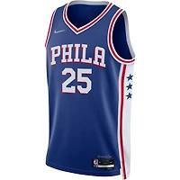 Nike Ben Simmons Philadelphia 76ers 2021/22 Diamond Swingman Jersey - Icon Edition