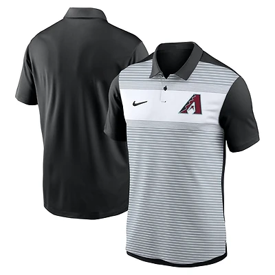 Nike Black Arizona Diamondbacks Vapor Striped Performance Polo