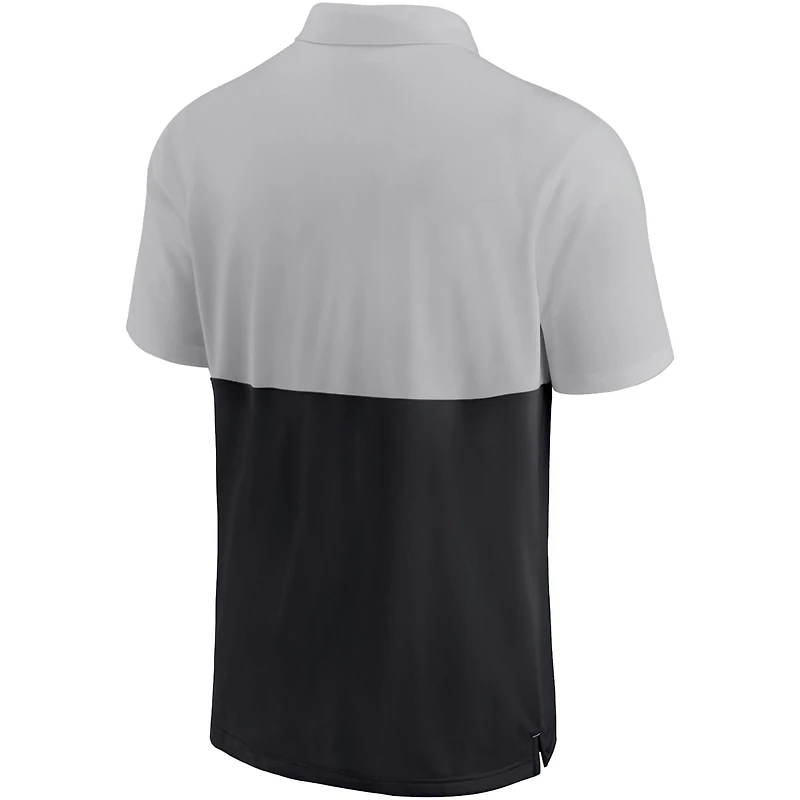 Nike Black Chicago White Sox Team Baseline Striped Performance Polo