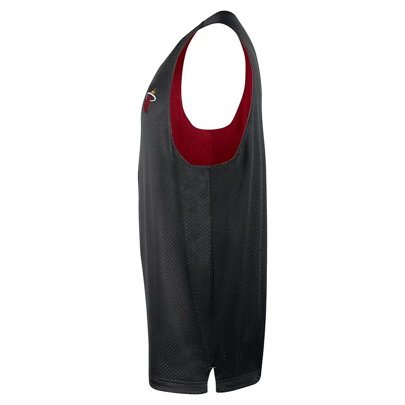 Nike Black Miami Heat Courtside Reversible Mesh Practice Jersey