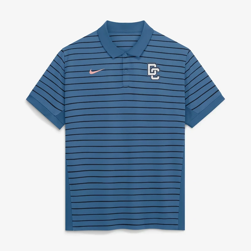 Nike Black Washington Nationals Authentic Collection City Connect Striped Victory Dri-FIT Polo