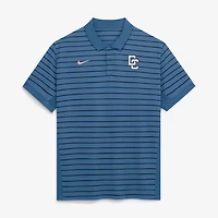 Nike Black Washington Nationals Authentic Collection City Connect Striped Victory Dri-FIT Polo
