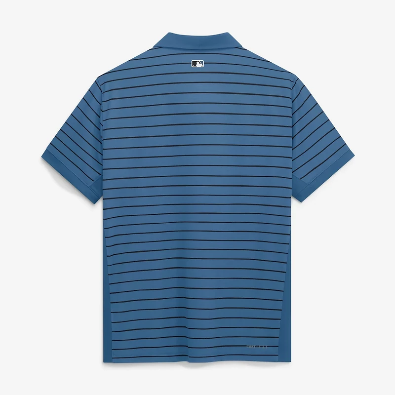 Nike Black Washington Nationals Authentic Collection City Connect Striped Victory Dri-FIT Polo