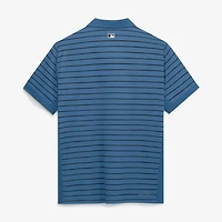 Nike Black Washington Nationals Authentic Collection City Connect Striped Victory Dri-FIT Polo