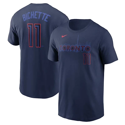 Nike Bo Bichette Toronto Blue Jays 2024 City Connect Name  Number T-Shirt