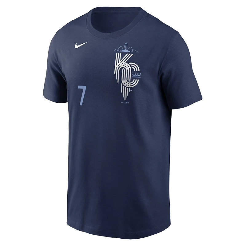 Nike Bobby Witt Jr Kansas City Royals Connect Fuse Name Number T-Shirt