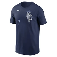 Nike Bobby Witt Jr Kansas City Royals Connect Fuse Name  Number T-Shirt