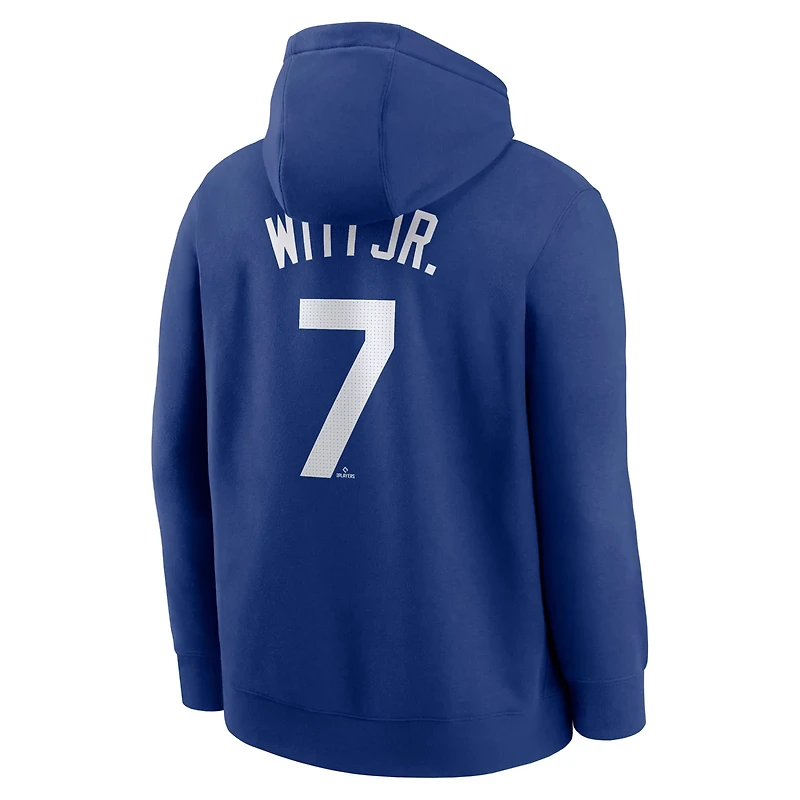 Nike Bobby Witt Jr Kansas City s Player Name  Number Club Fleece Pullover Hoodie