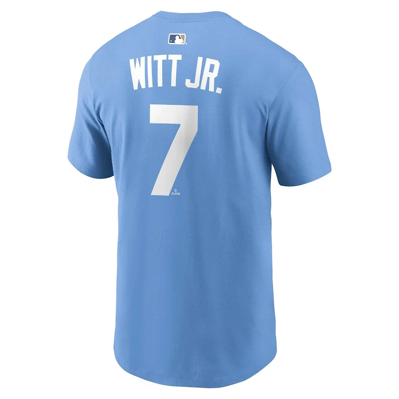 Nike Bobby Witt Jr Light Kansas City Royals Name Number T-Shirt