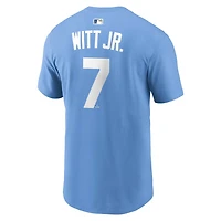 Nike Bobby Witt Jr Light Kansas City Royals Name  Number T-Shirt