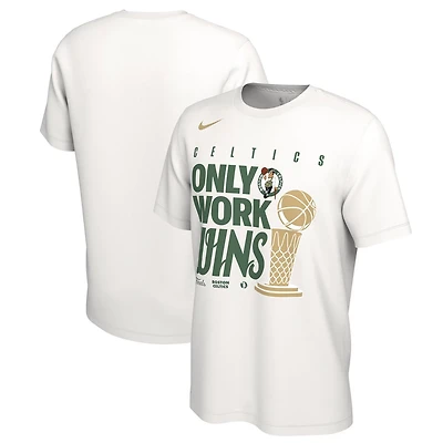 Nike Boston Celtics 2024 NBA Finals Champions Big  Tall Parade T-Shirt