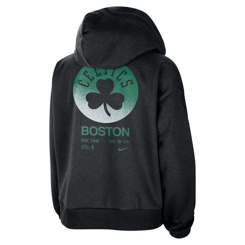 Nike Boston Celtics Courtside Standard Issue Performance Pullover Hoodie
